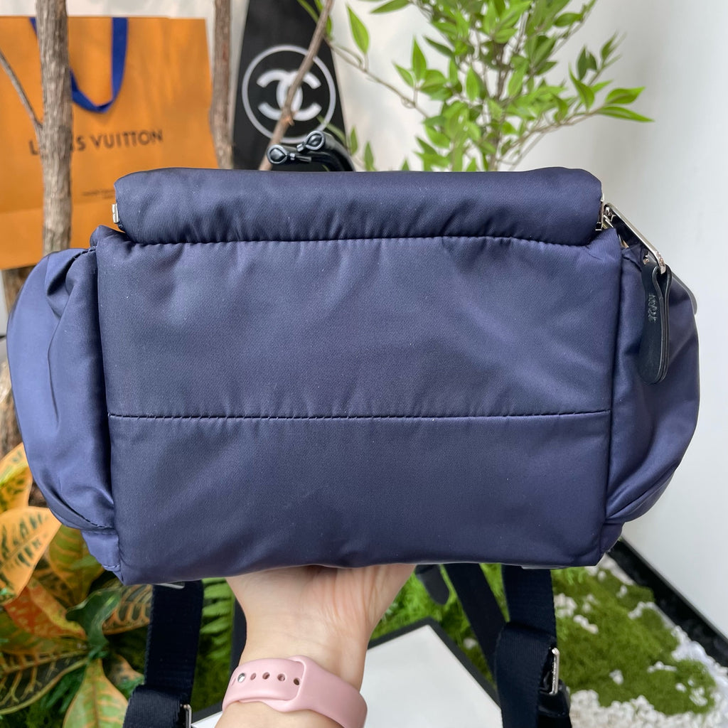 Burberry Cordura Blue Backpack