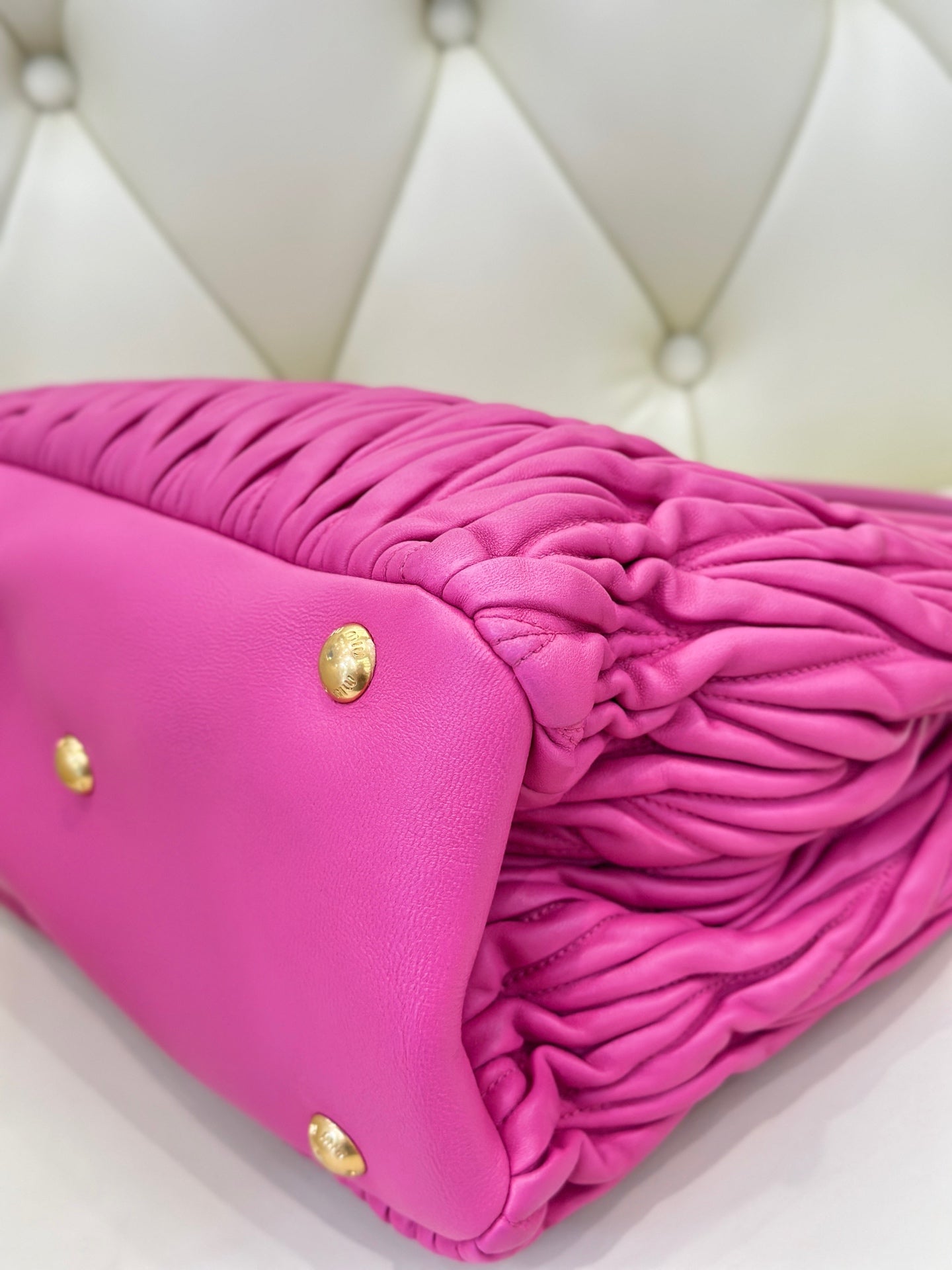 Miu Miu Red Satchel Length 32 x Width 15 x Height 23 cm RN1016-N88-F0029