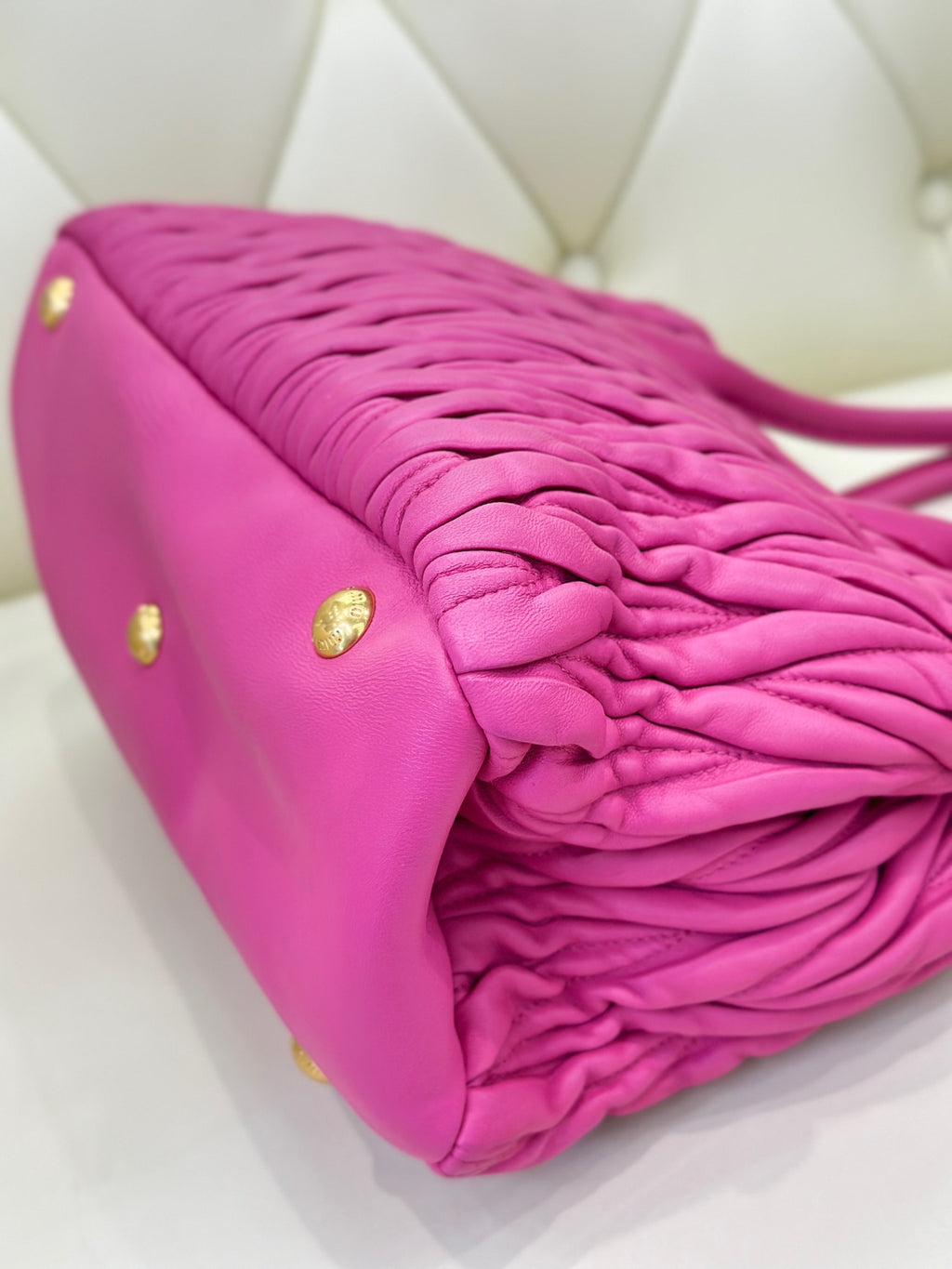 Miu Miu Red Satchel Length 32 x Width 15 x Height 23 cm RN1016-N88-F0029