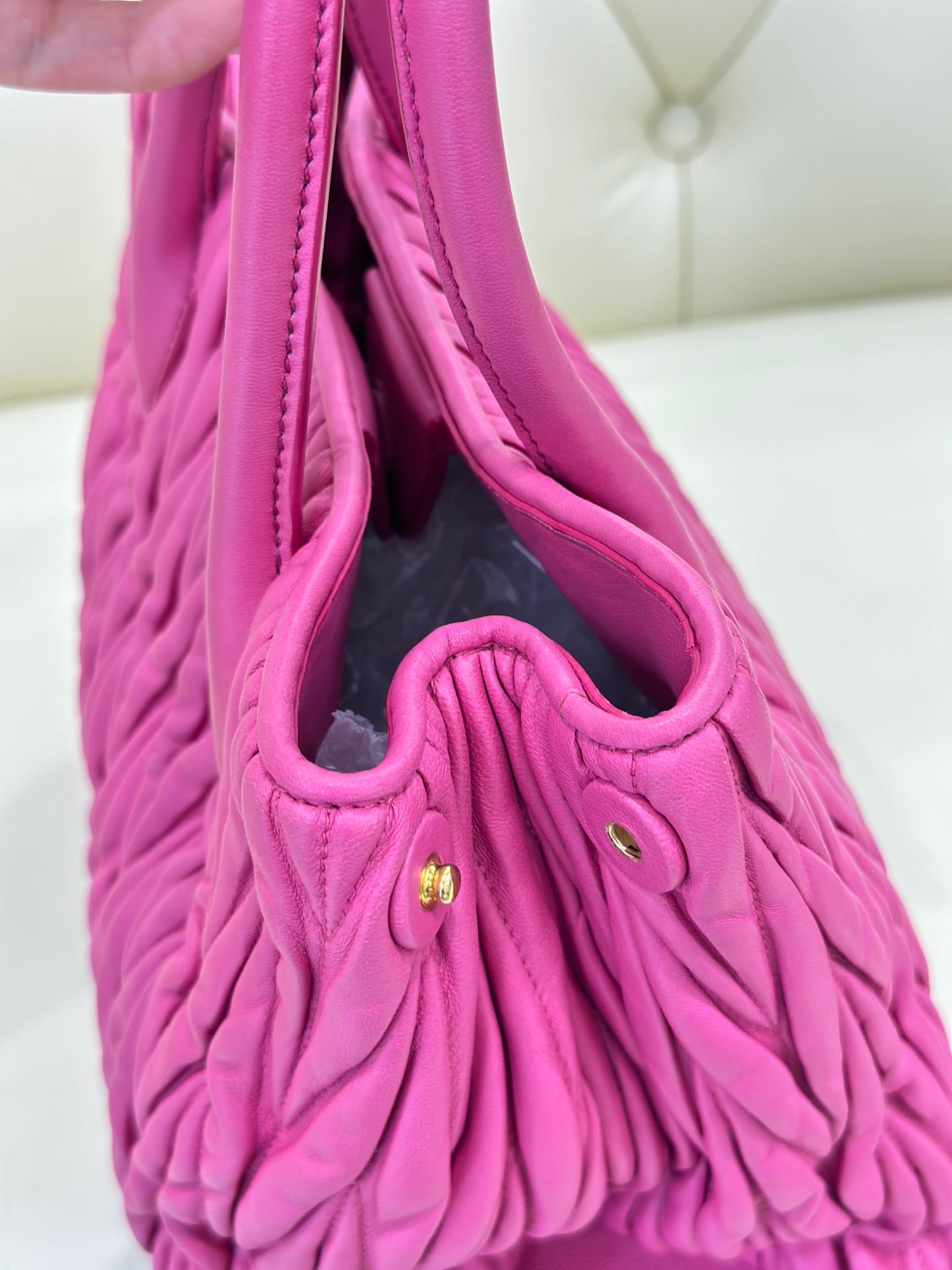 Miu Miu Red Satchel Length 32 x Width 15 x Height 23 cm RN1016-N88-F0029