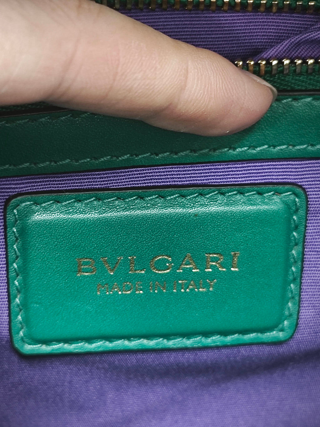 Bvlgari Green Crossbody