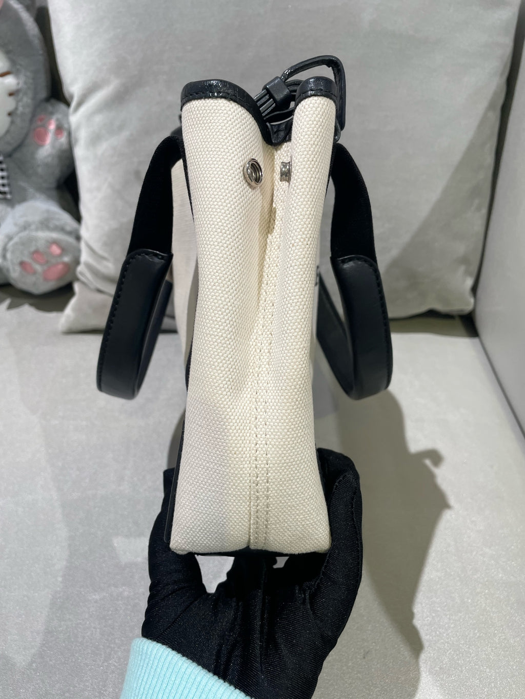 Balenciaga NAVY Canvas Tote 3903462HH3N9260