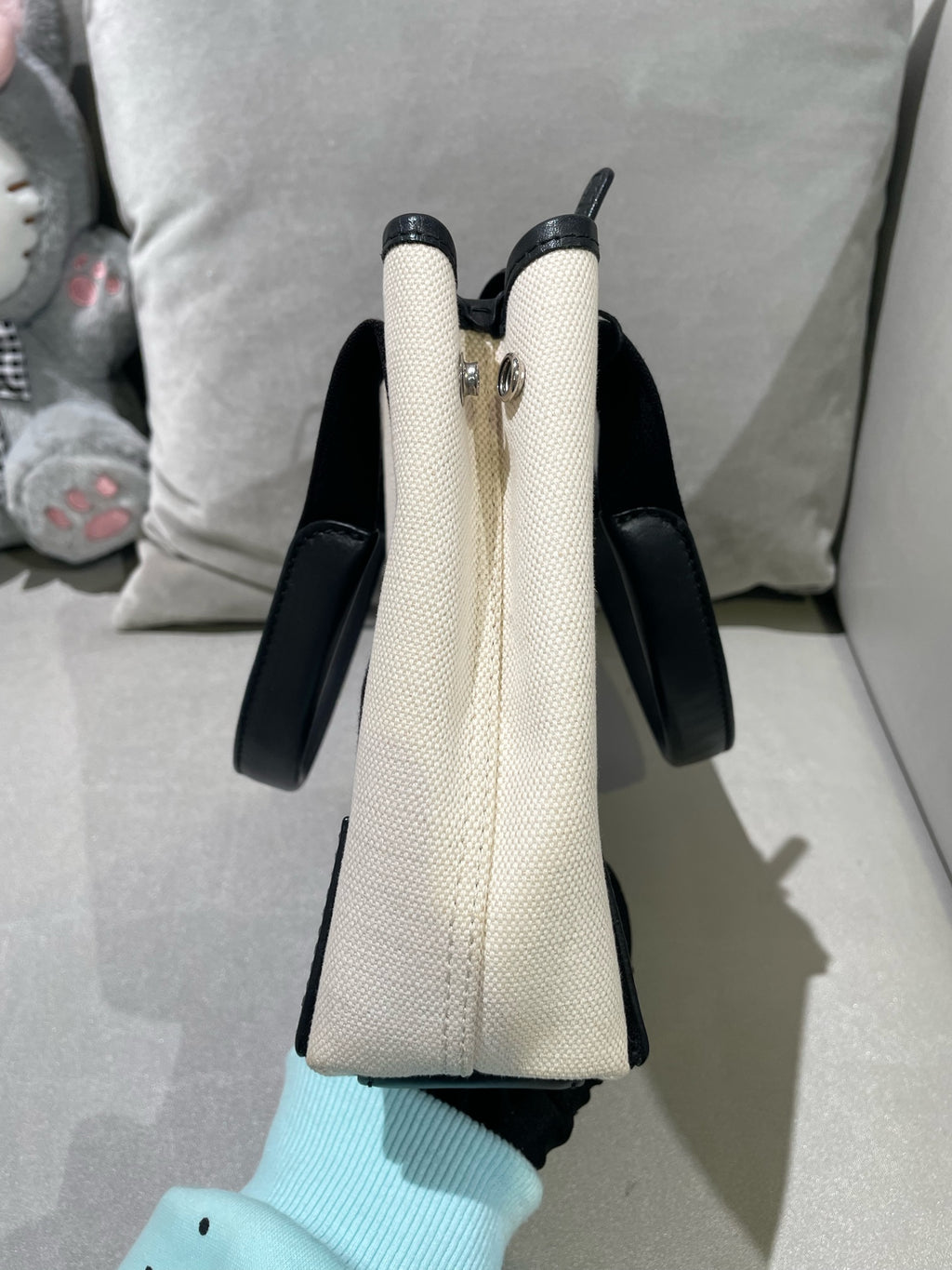 Balenciaga NAVY Canvas Tote 3903462HH3N9260