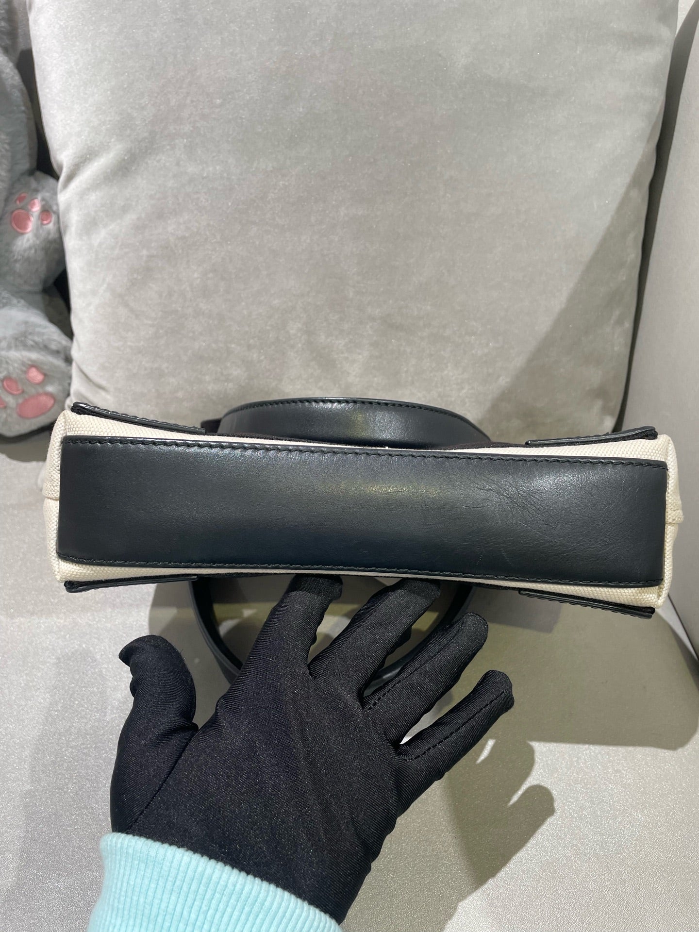 Balenciaga NAVY Canvas Tote 3903462HH3N9260