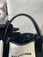Balenciaga NAVY Canvas Tote 3903462HH3N9260