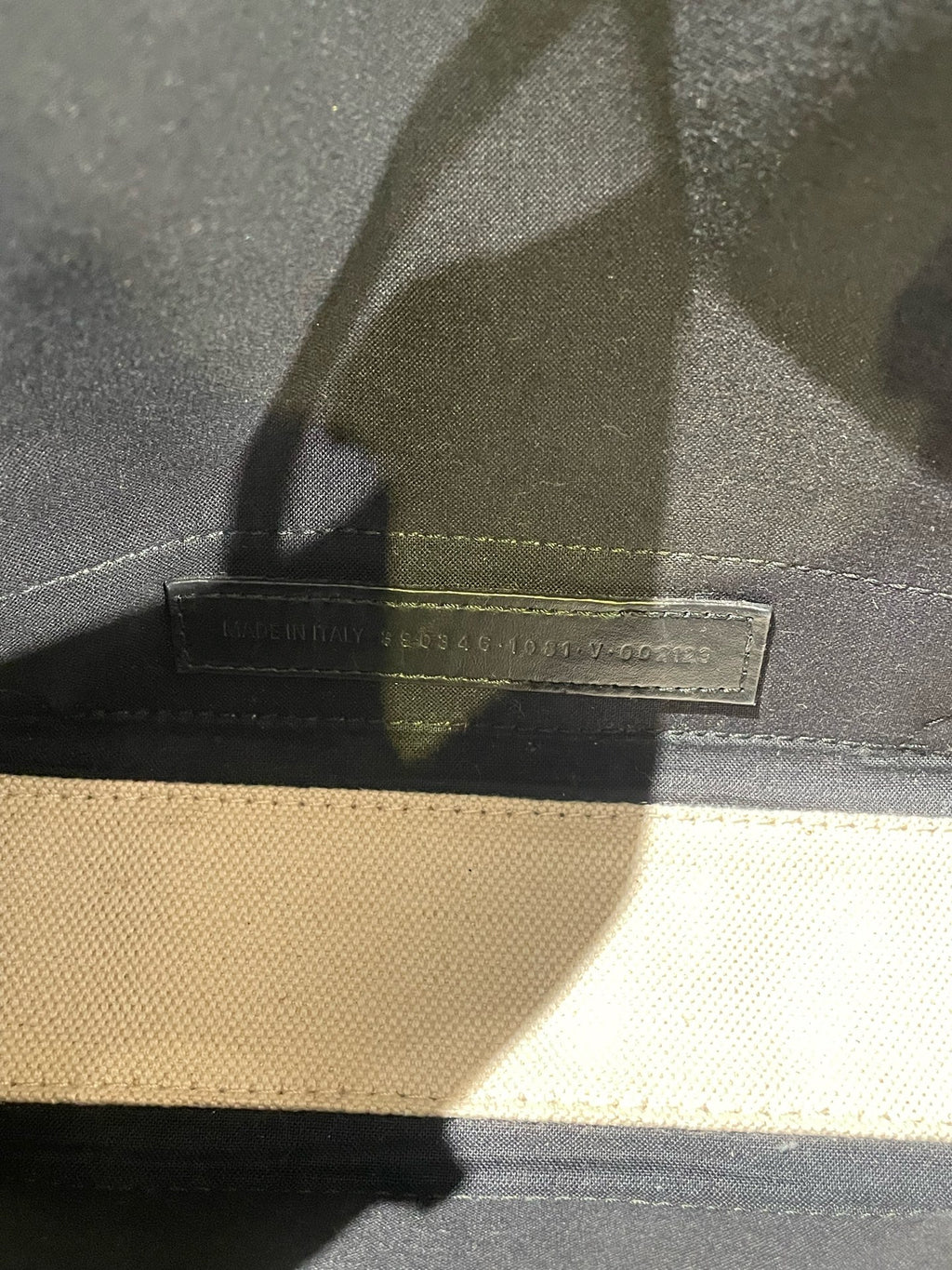 Balenciaga NAVY Canvas Tote 3903462HH3N9260