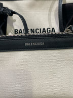Balenciaga NAVY Canvas Tote 3903462HH3N9260