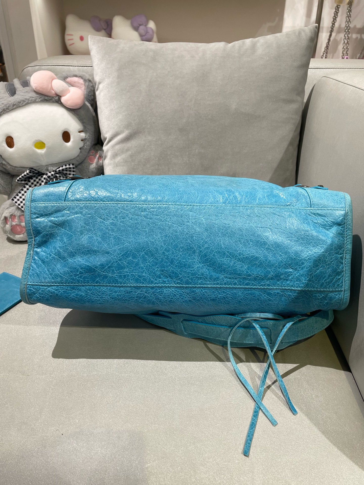 Balenciaga Blue Shoulder Bag 168028-D94JT-3725