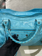 Balenciaga Blue Shoulder Bag 168028-D94JT-3725