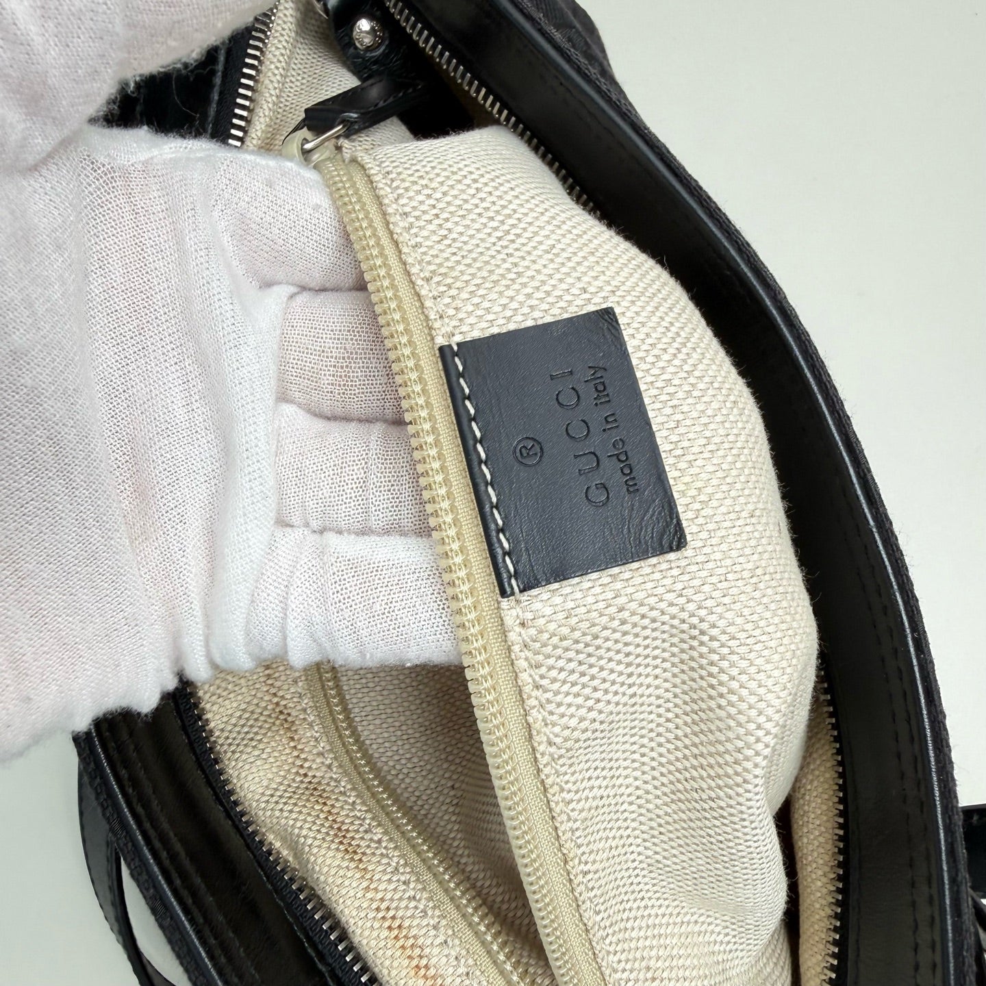Gucci Canvas Black Crossbody