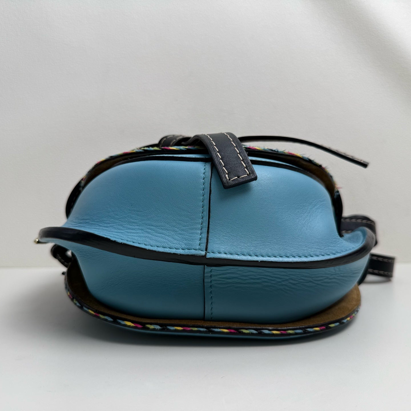 Loewe Gate Blue Saddle Bag