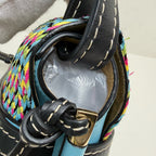 Loewe Gate Blue Saddle Bag