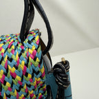 Loewe Gate Blue Saddle Bag