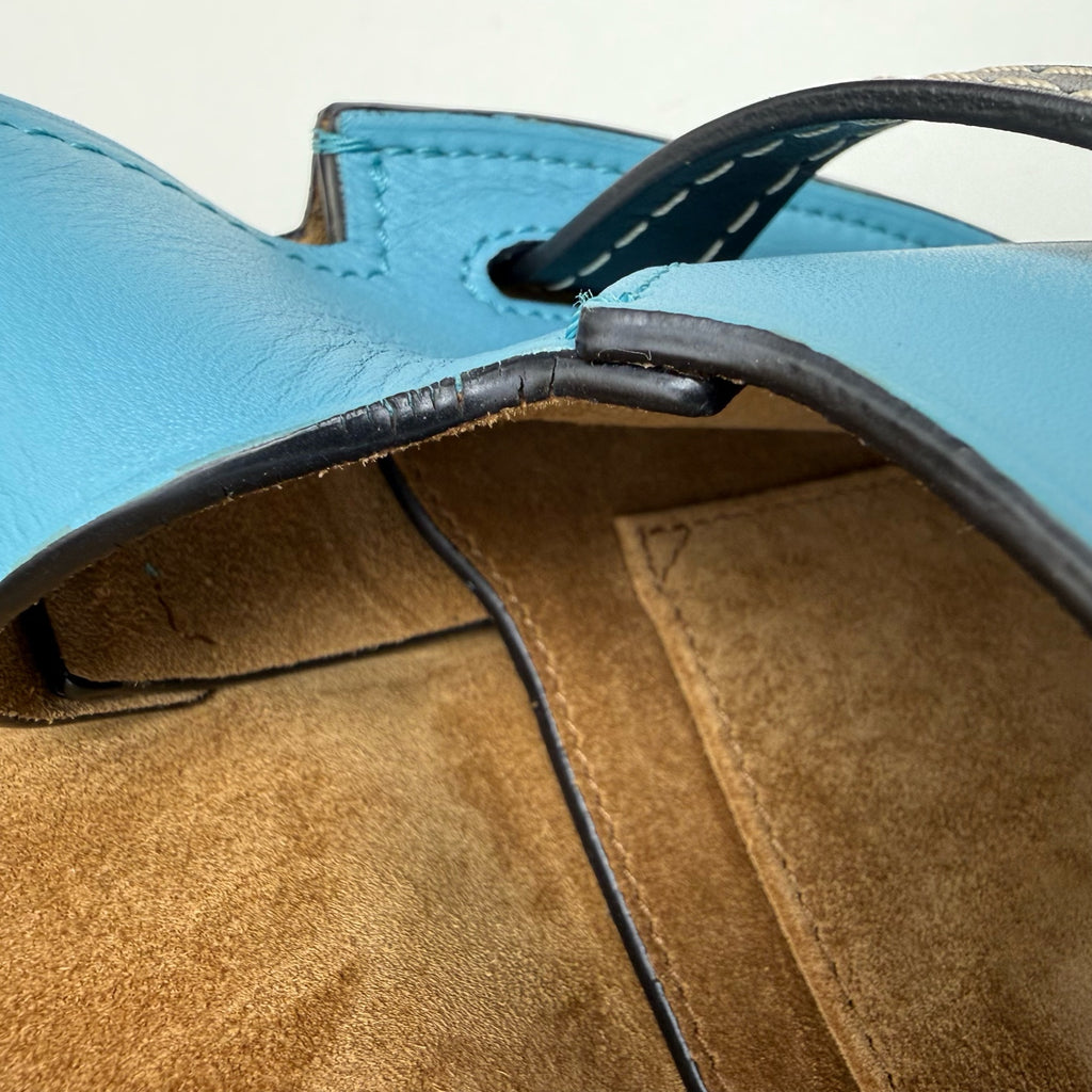 Loewe Gate Blue Saddle Bag