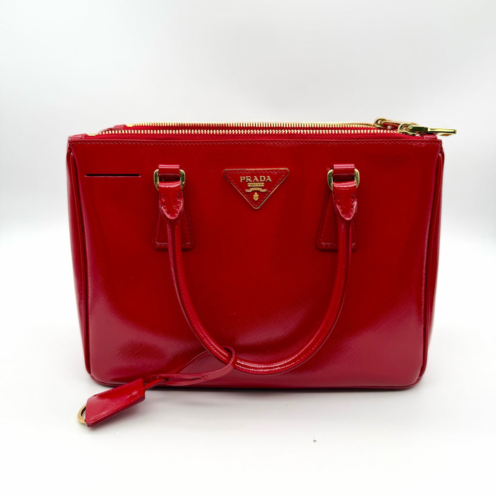 Prada Red Satchel