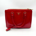 Prada Red Satchel
