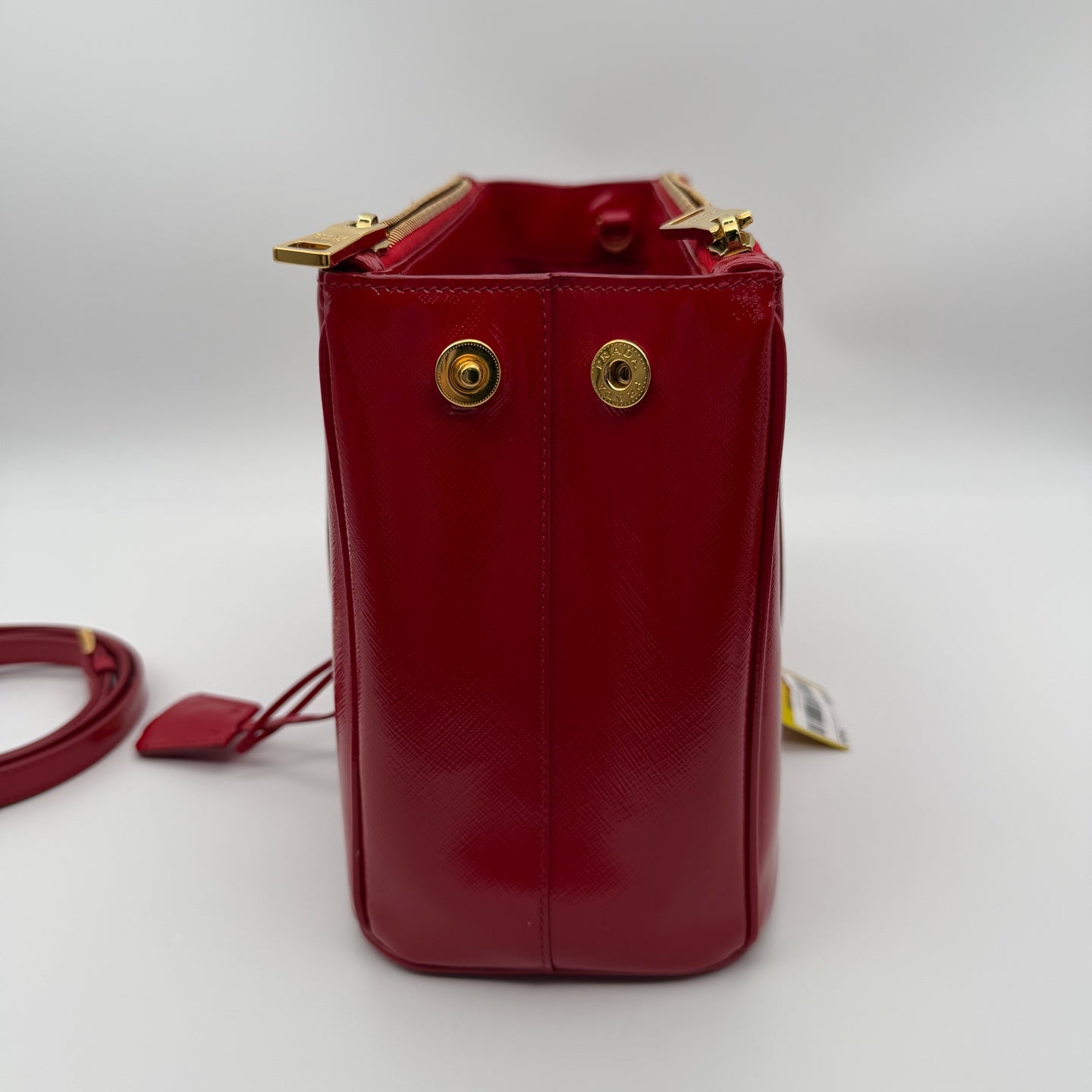 Prada Red Satchel
