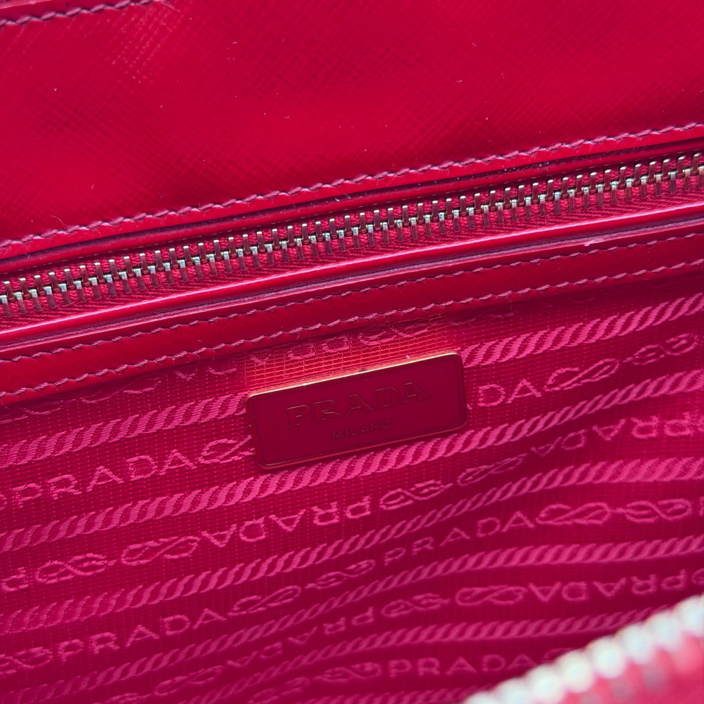 Prada Red Satchel