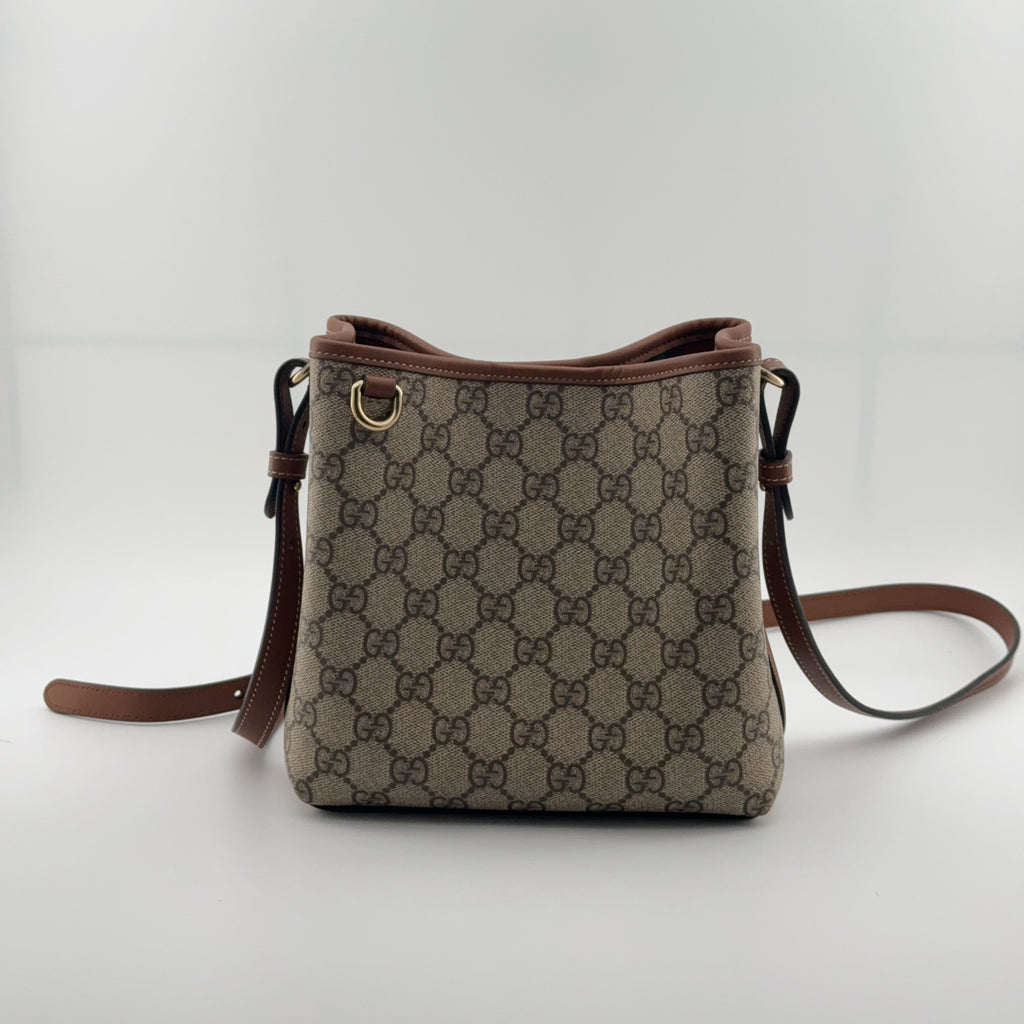 Gucci [New] GG Emblem Series Mini Shoulder Bag Bucket & Drawstring Bag 815118FAD6L9741