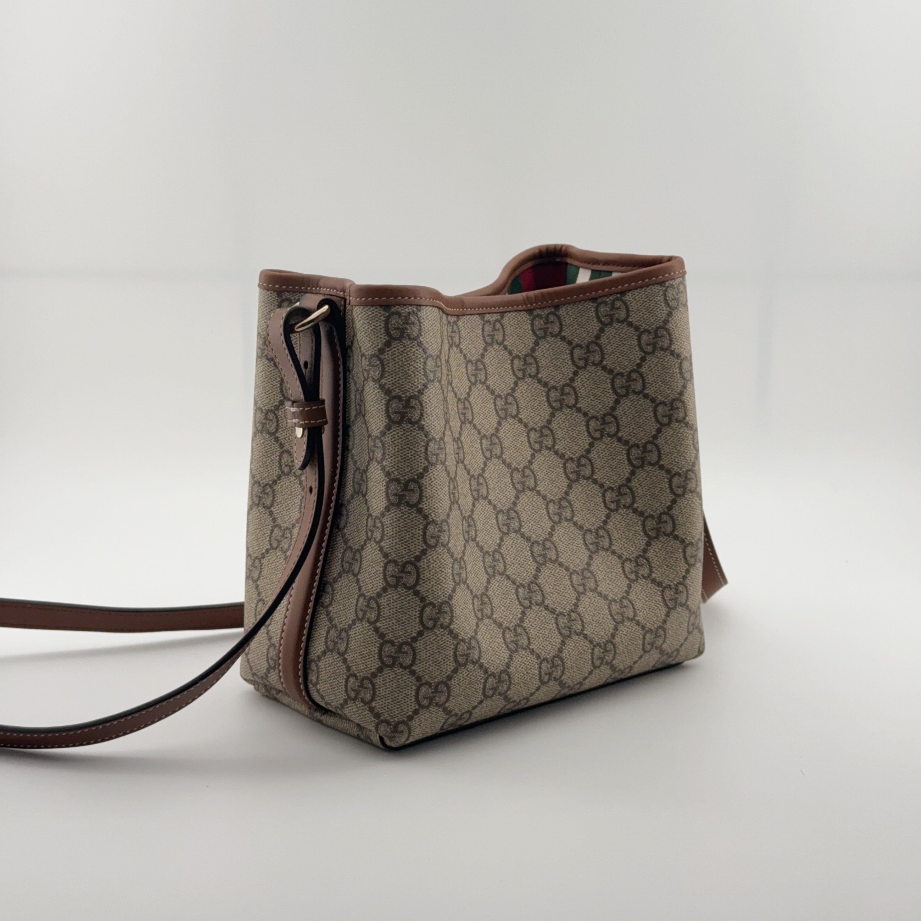 Gucci [New] GG Emblem Series Mini Shoulder Bag Bucket & Drawstring Bag 815118FAD6L9741
