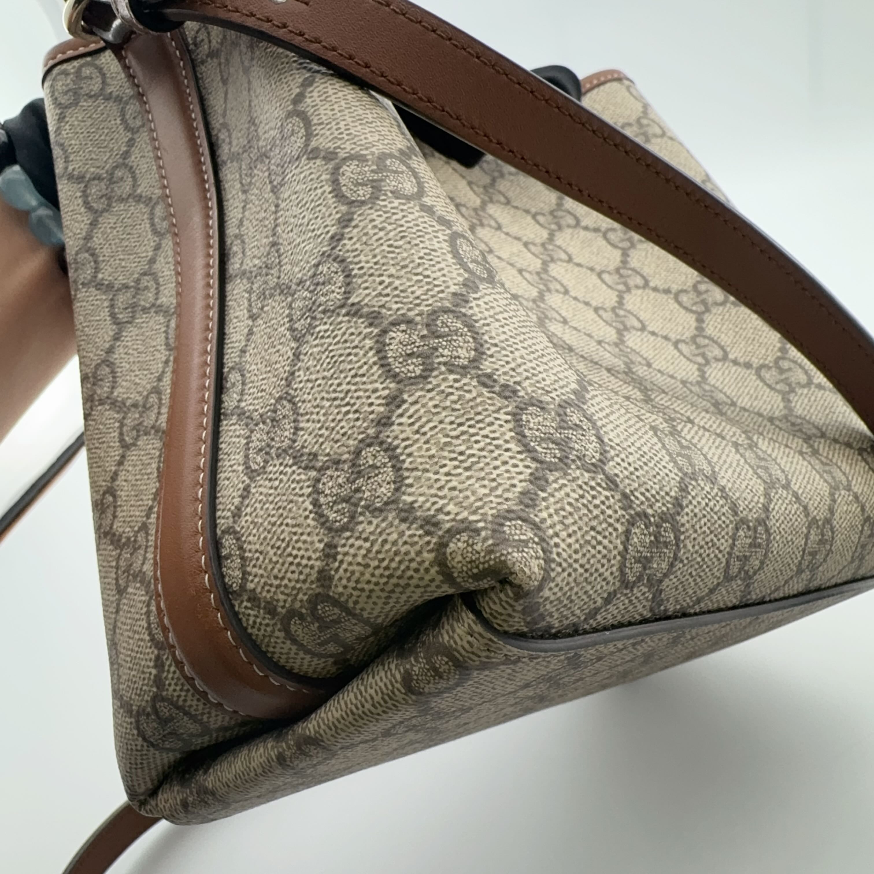 Gucci [New] GG Emblem Series Mini Shoulder Bag Bucket & Drawstring Bag 815118FAD6L9741