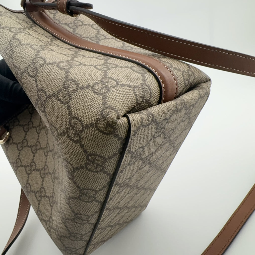 Gucci [New] GG Emblem Series Mini Shoulder Bag Bucket & Drawstring Bag 815118FAD6L9741