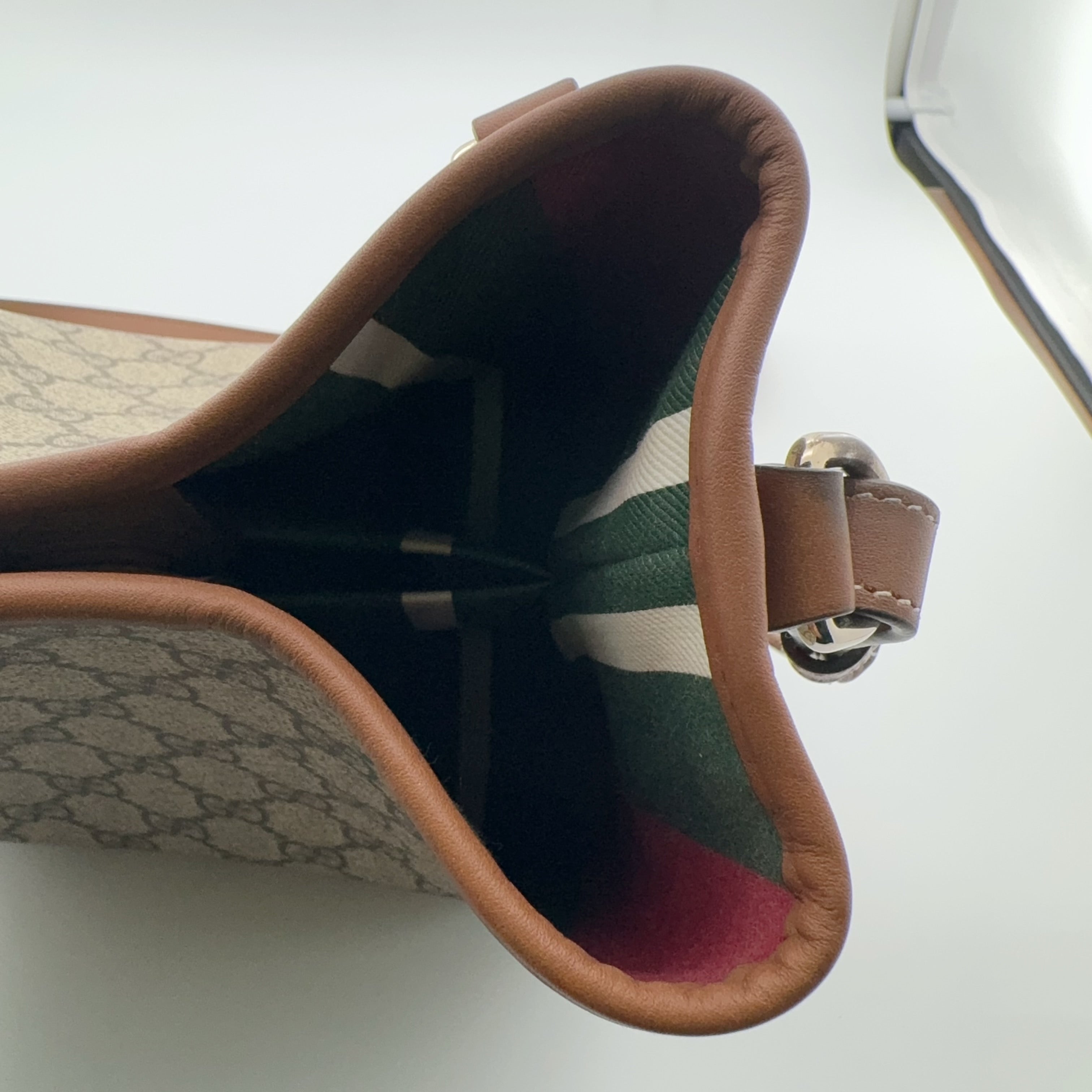 Gucci [New] GG Emblem Series Mini Shoulder Bag Bucket & Drawstring Bag 815118FAD6L9741