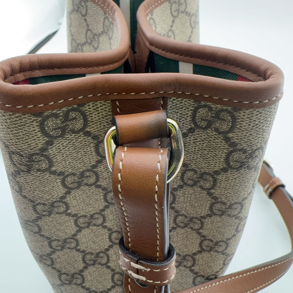 Gucci [New] GG Emblem Series Mini Shoulder Bag Bucket & Drawstring Bag 815118FAD6L9741