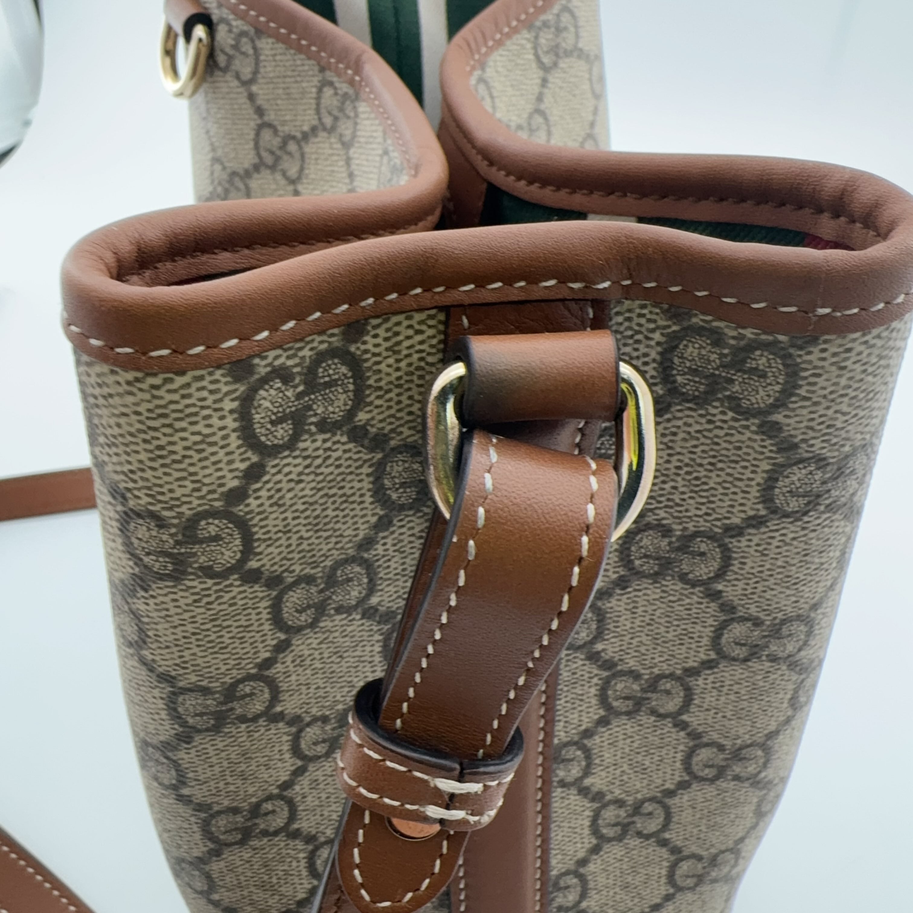 Gucci [New] GG Emblem Series Mini Shoulder Bag Bucket & Drawstring Bag 815118FAD6L9741