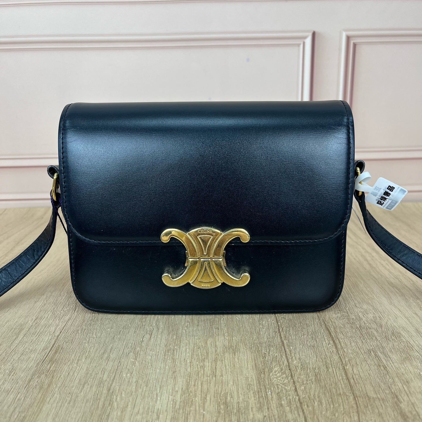 Celine Black CONF.188423BF4.38NO
