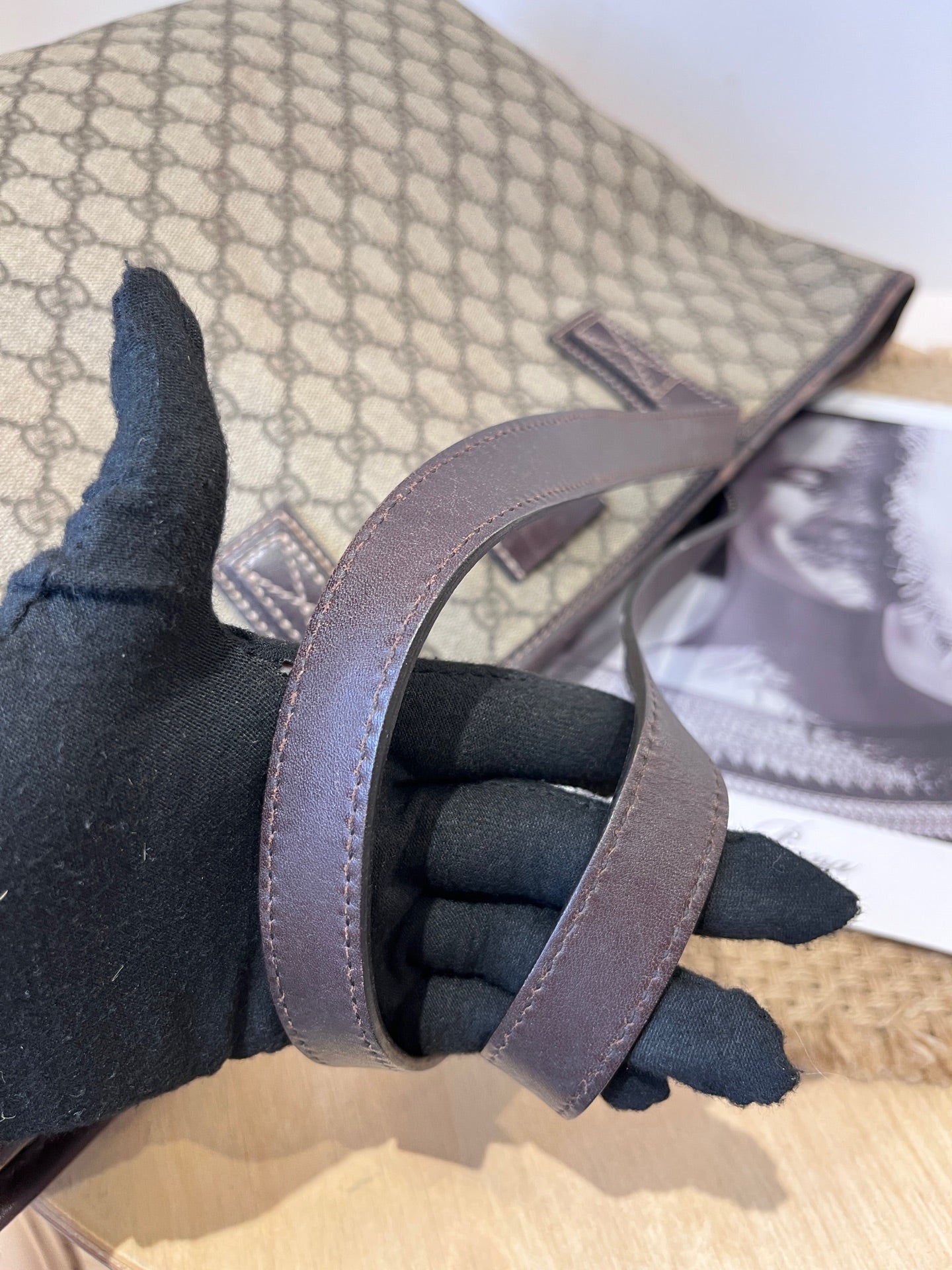 Gucci Leather Tote
