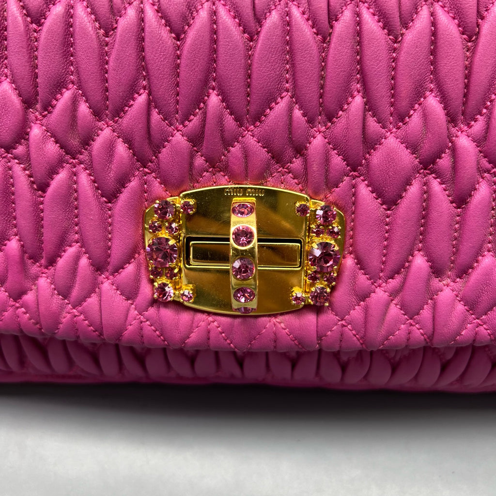 Miu Miu Red Shoulder Bag