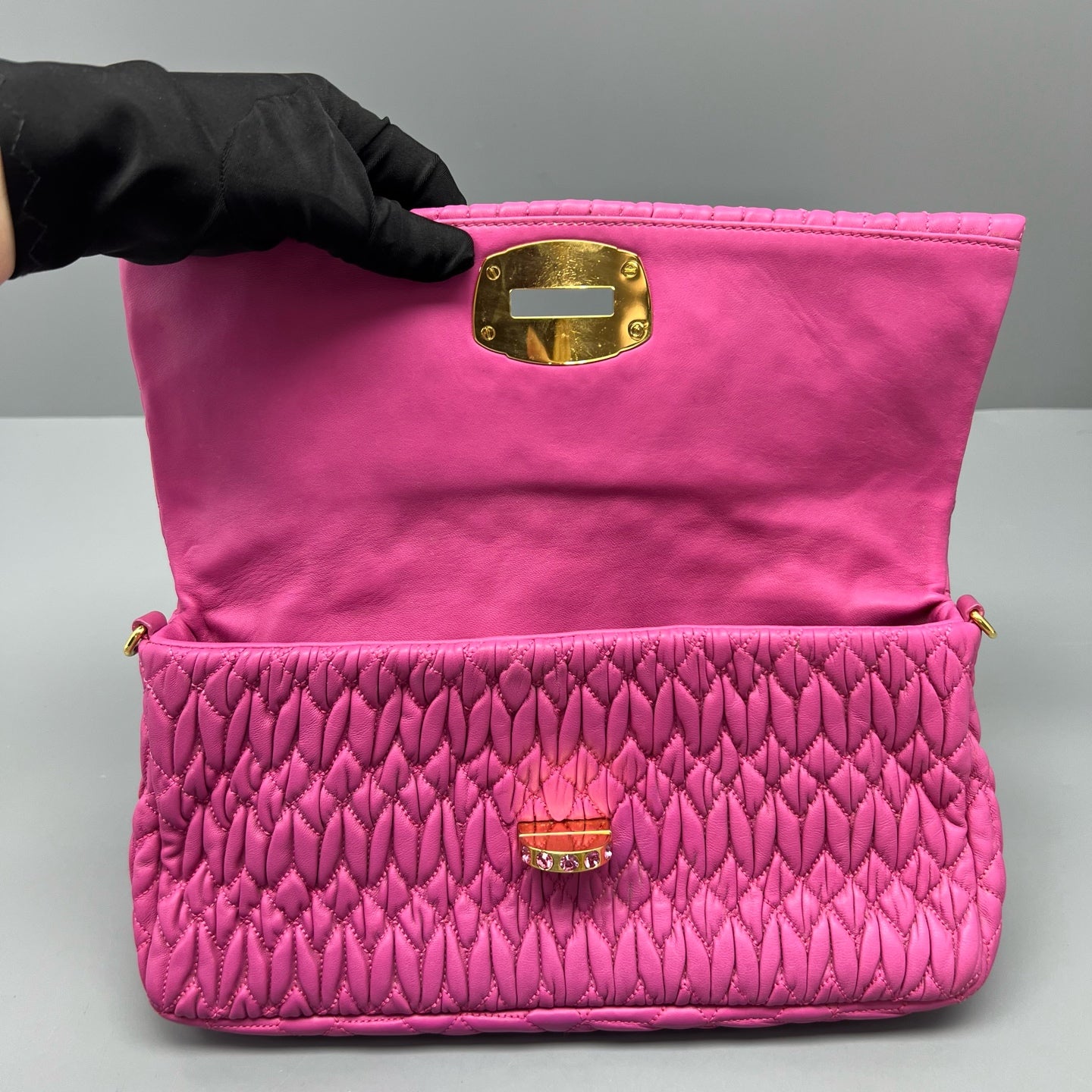Miu Miu Red Shoulder Bag