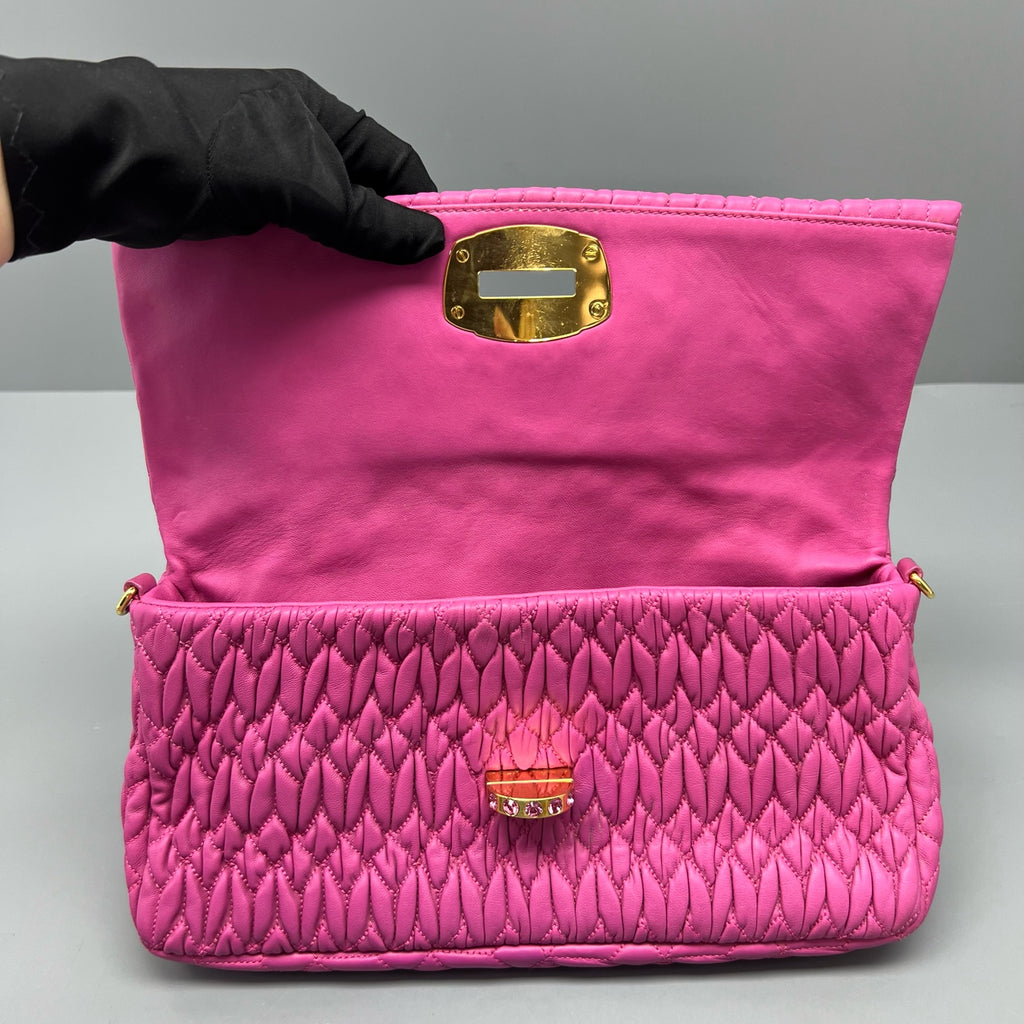Miu Miu Red Shoulder Bag