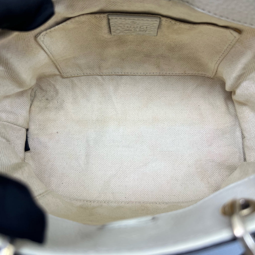 Gucci White Satchel