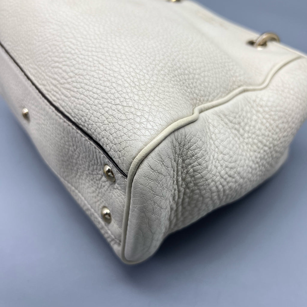 Gucci White Satchel