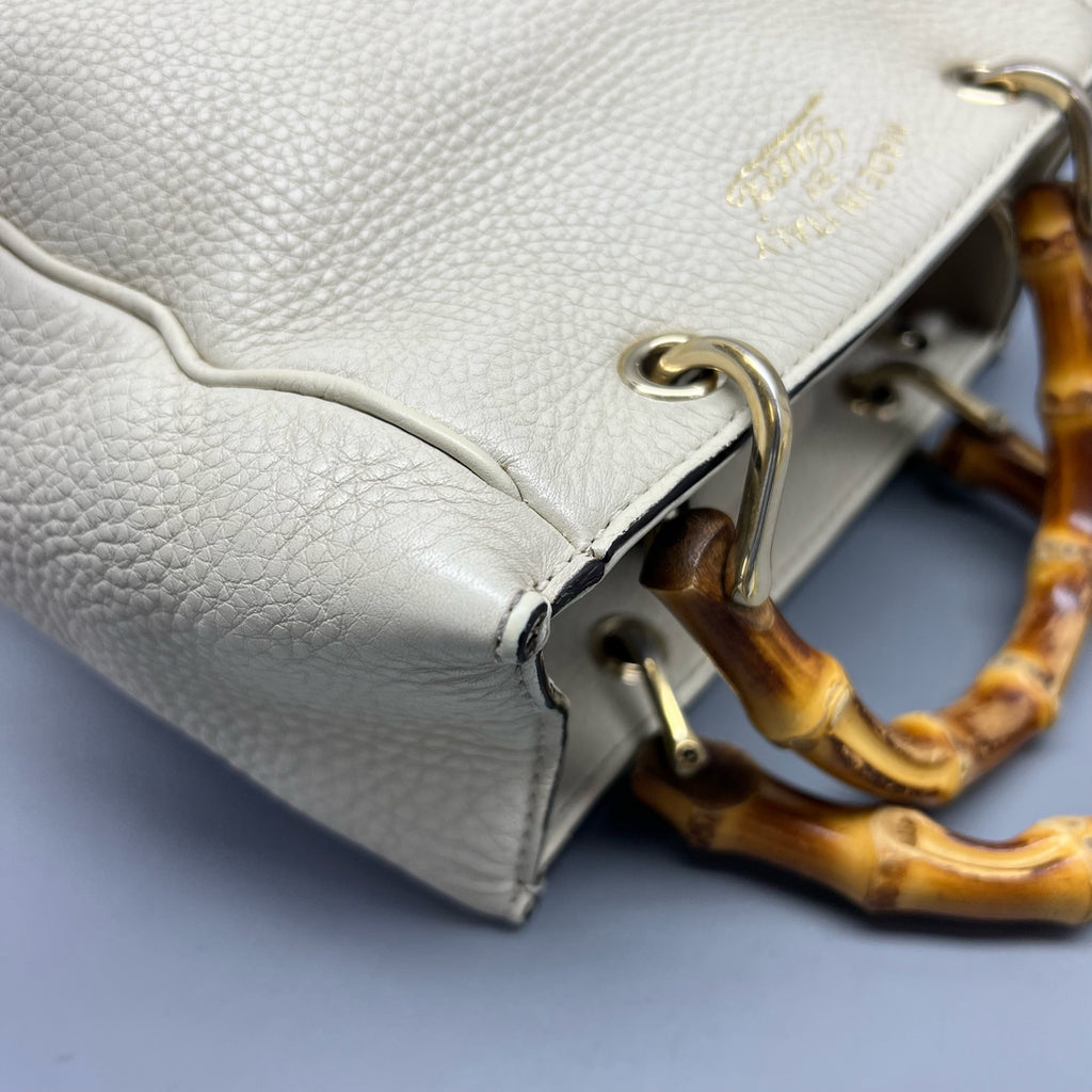 Gucci White Satchel