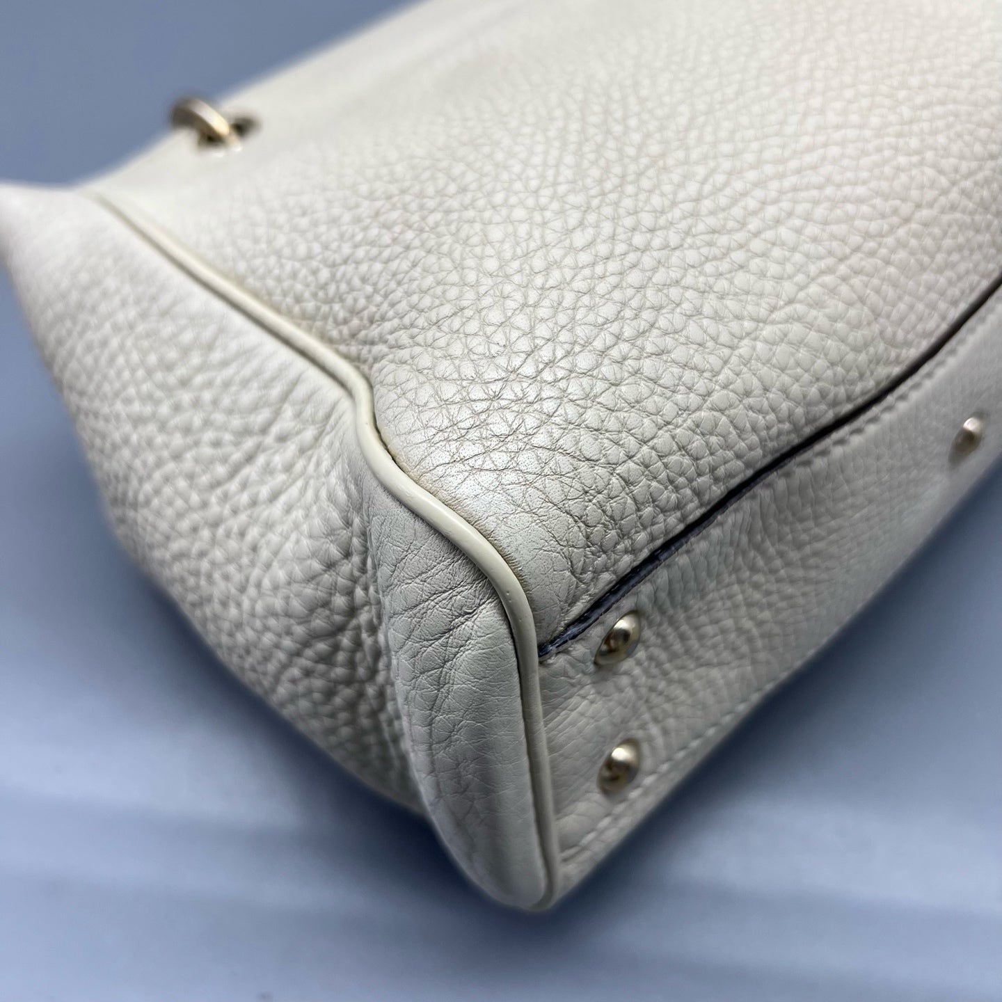 Gucci White Satchel