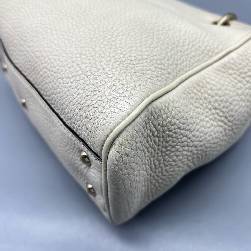 Gucci White Satchel