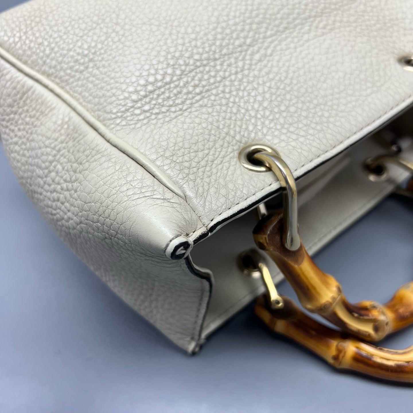 Gucci White Satchel