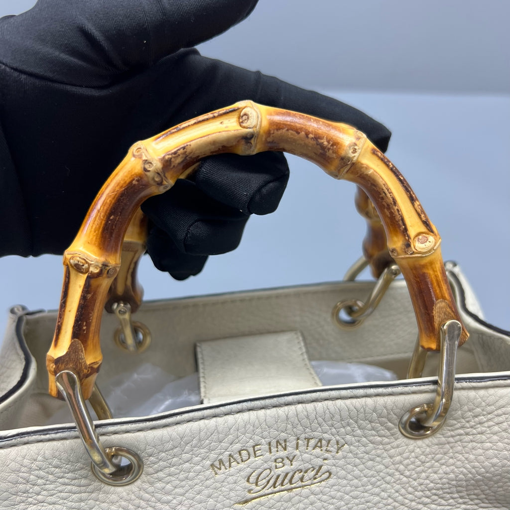 Gucci White Satchel