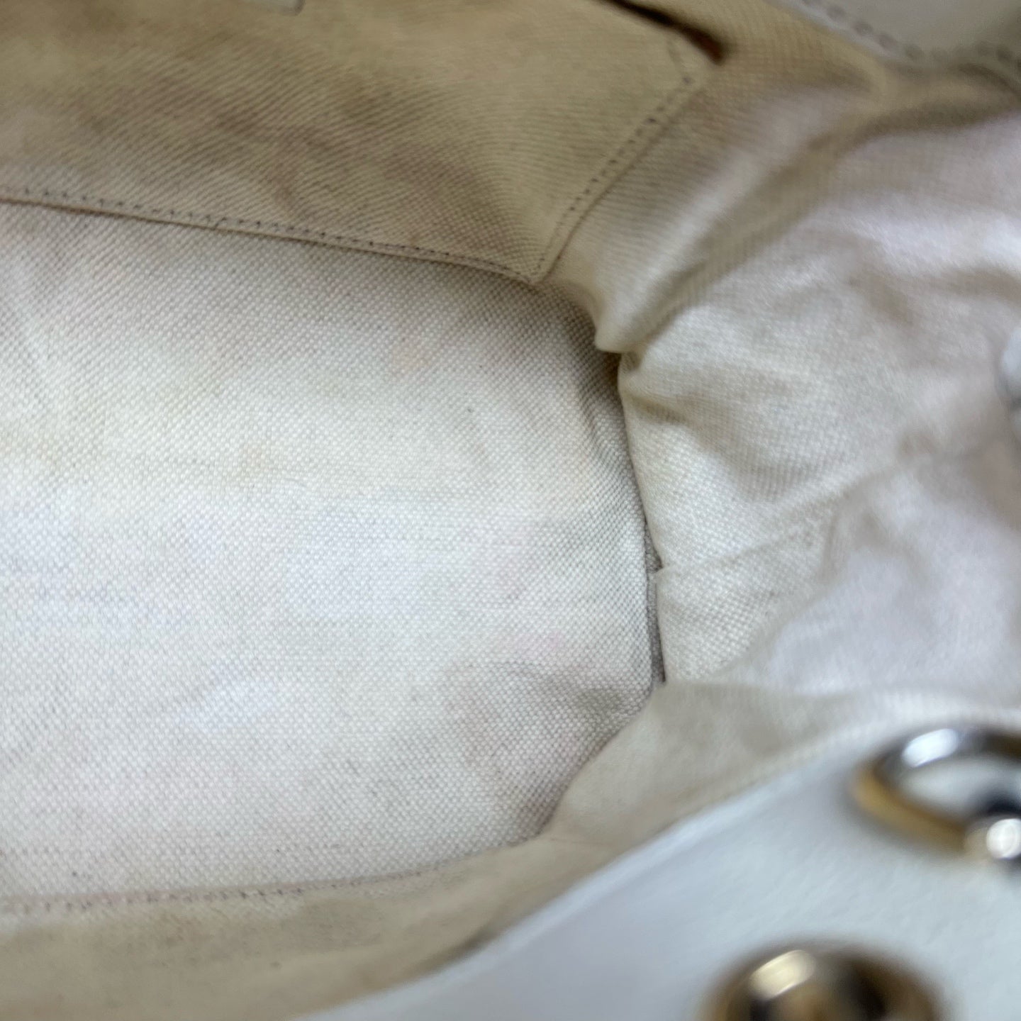 Gucci White Satchel