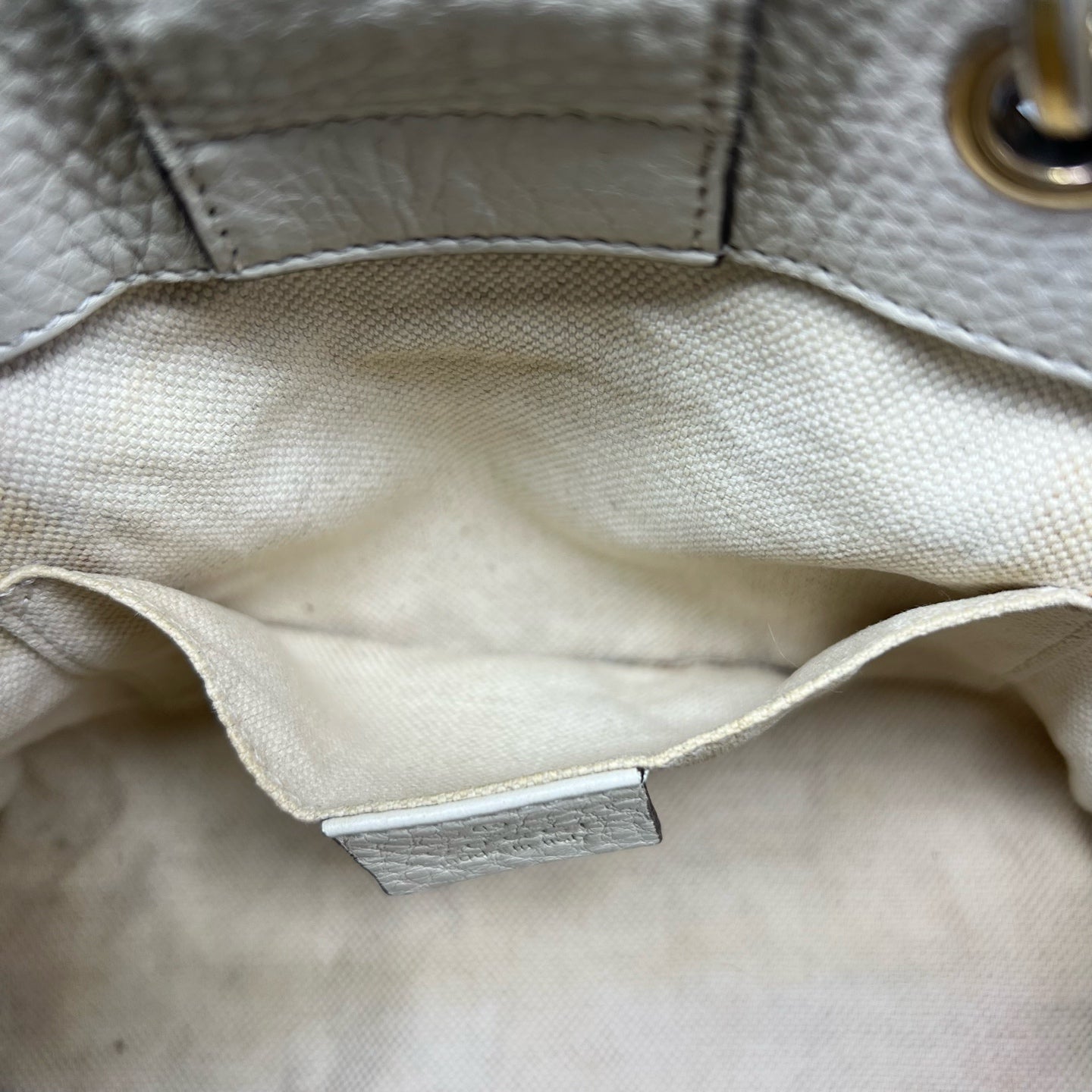 Gucci White Satchel