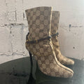 Gucci Bombshell Series Women’s Ankle Boots Leather Ankle boots 865529FAFZD9167