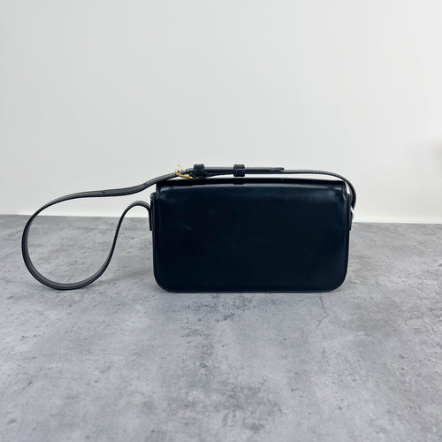Celine TRIOMPHE Glossy Cowhide Shoulder Bag 194143BF4.38NO
