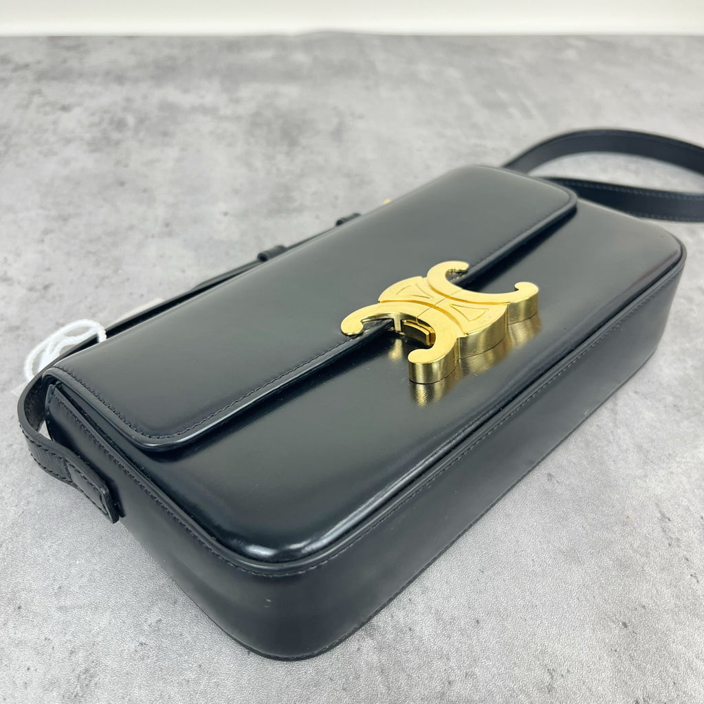 Celine TRIOMPHE Glossy Cowhide Shoulder Bag 194143BF4.38NO