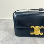 Celine TRIOMPHE Glossy Cowhide Shoulder Bag 194143BF4.38NO