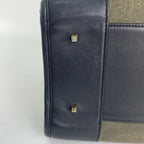 Loewe Alcantara Green Satchel