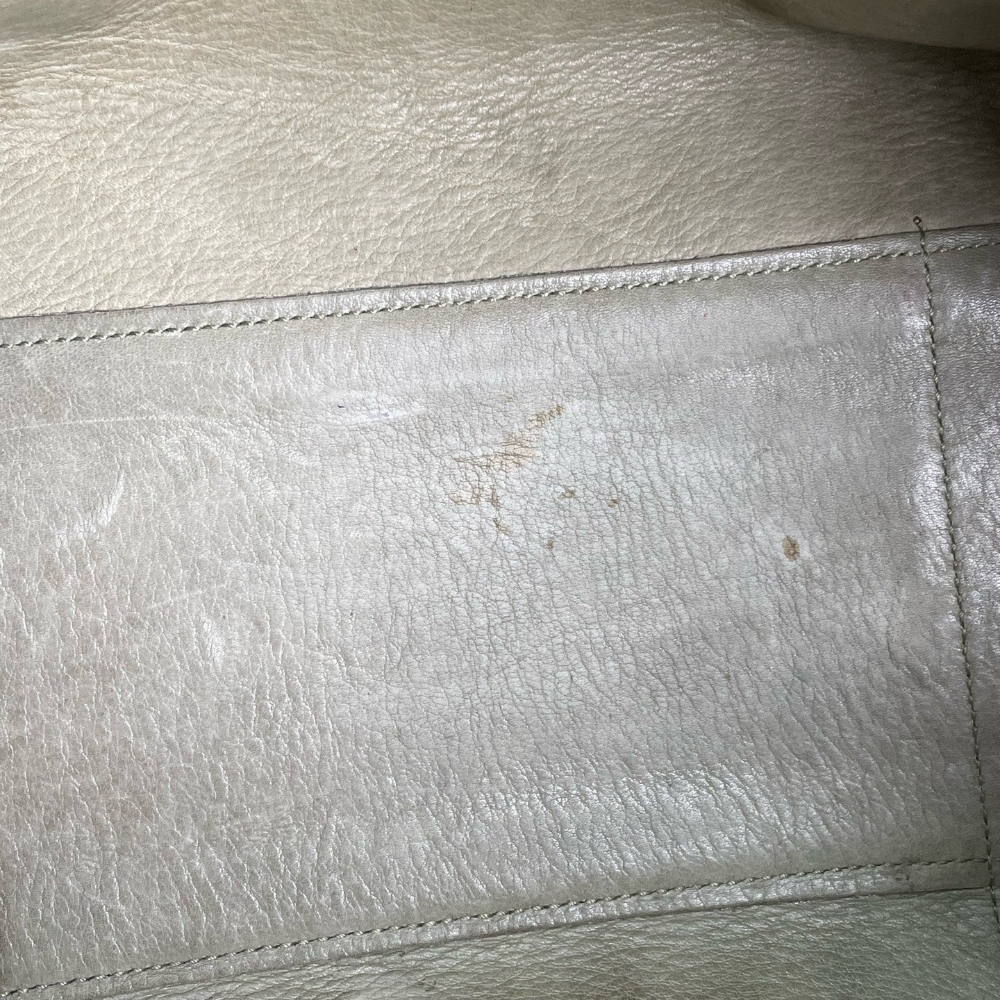 Loewe Alcantara Green Satchel