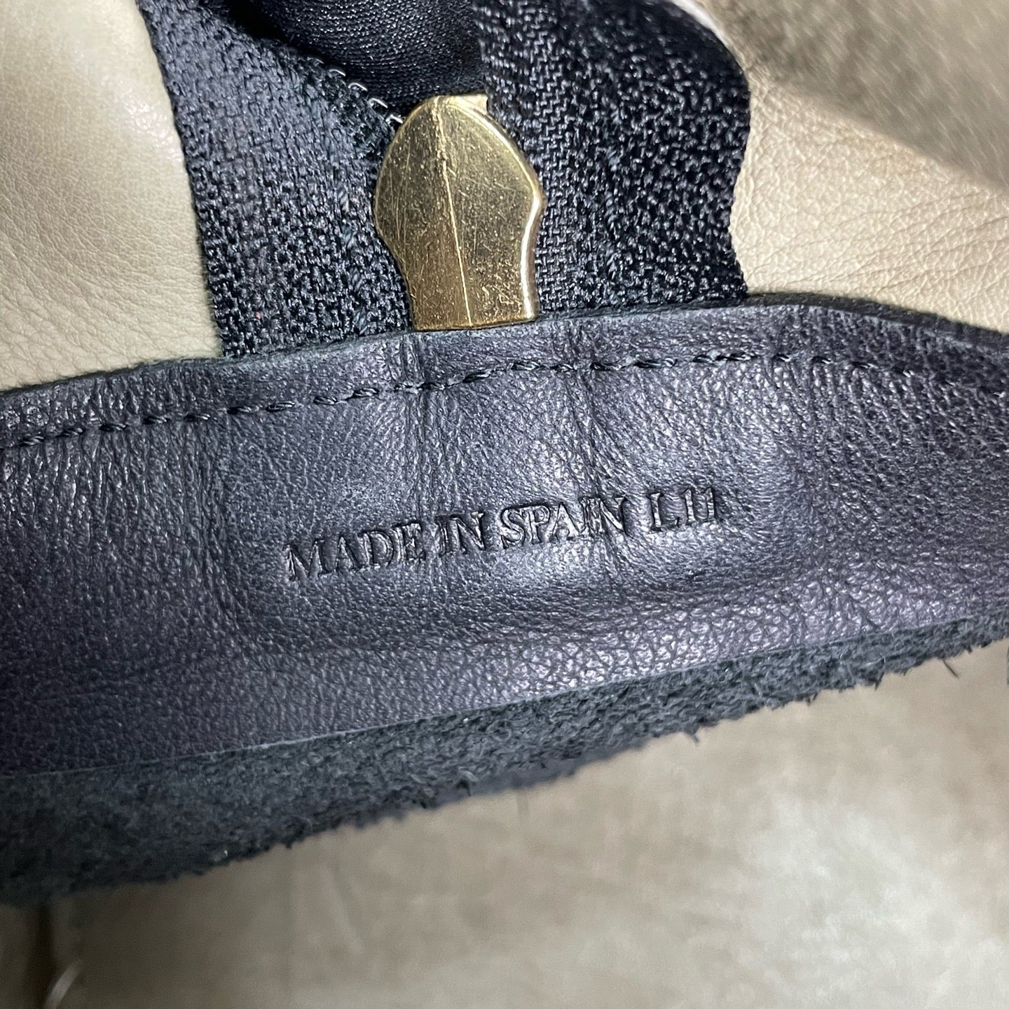 Loewe Alcantara Green Satchel